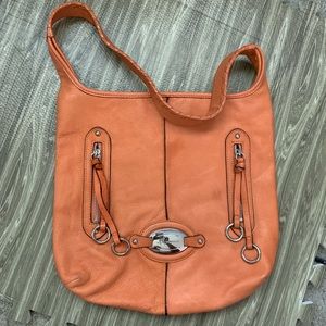 B. Makowsky Tangerine Shoulder Bag